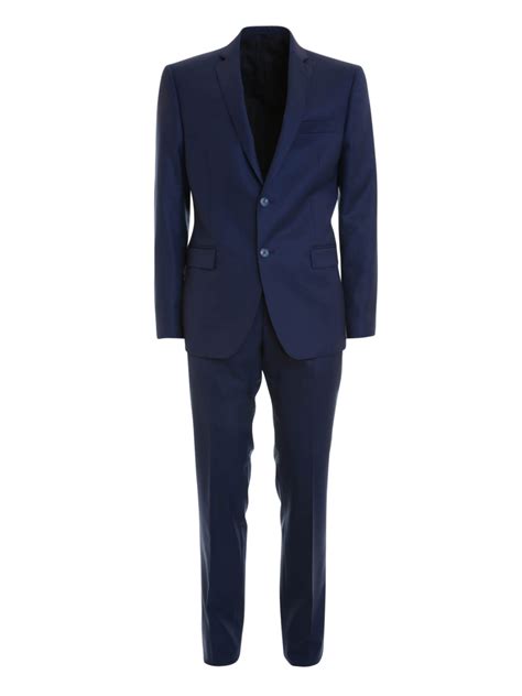 waved wool suit versace|Versace suits.